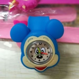 Kids Boys Girls Slap On Silicone Seas Wrist Watch
